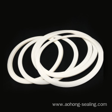high temperature resistance white ptfe gasket